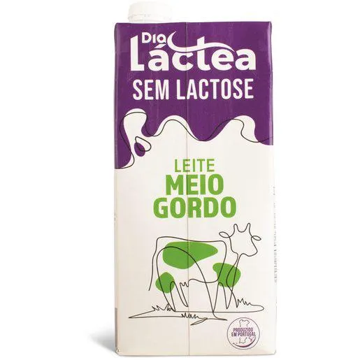 DIA LÁCTEA Leite Meio Gordo Sem Lactose 1 L