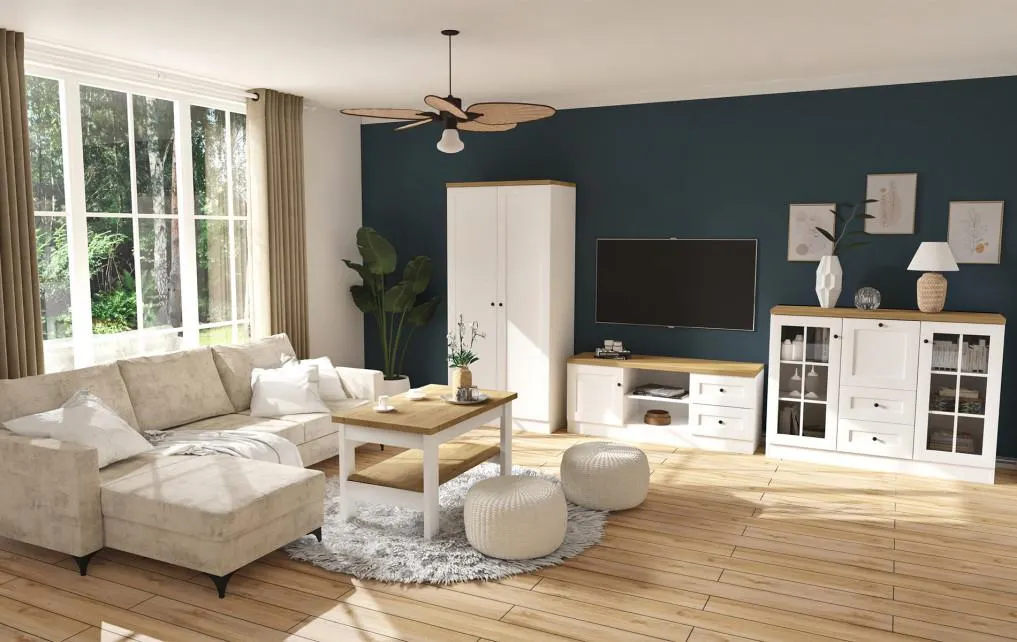 Salon - kolekcja Toskania i narożnik Milano