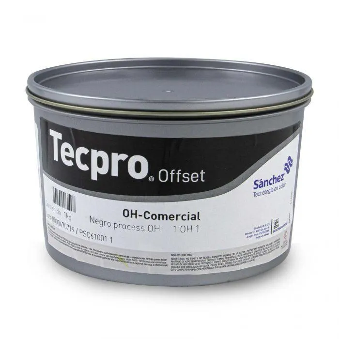 TINTA SELECCION SANCHEZ 1OH1 NEGRO 1 KG PROCESS OH