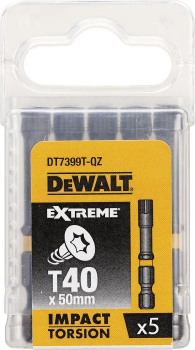 Iskuruuvauskärki DeWalt Torsion DT7399 T40 50 mm