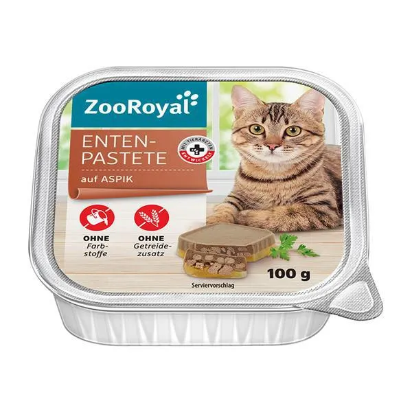 ZooRoyal Enten-Pastete auf Aspik