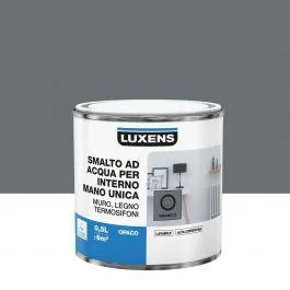 SMALTO ALL' ACQUA PER INTERNI 1 MANO GRANITO 2 OPACO 500 ML LUXENS