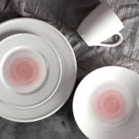 Serviço Mesa 16 Peças Rosa