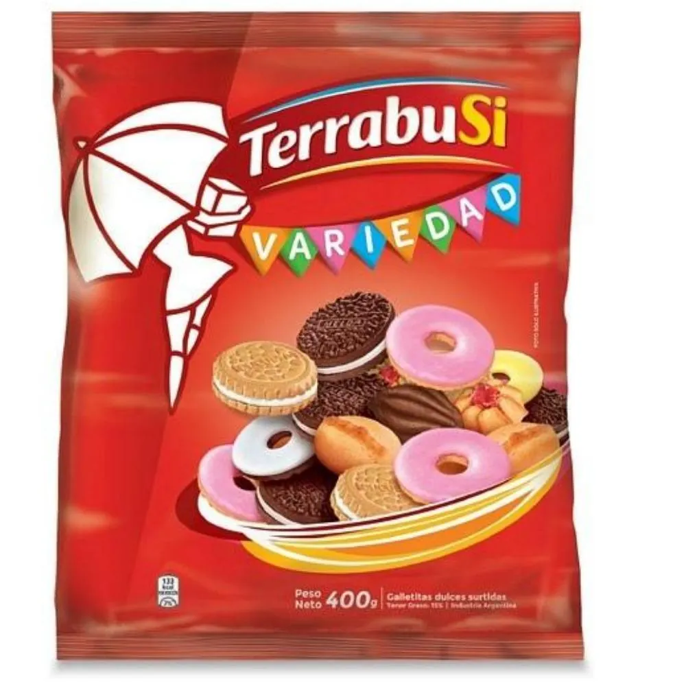 GALLETITAS TERRABUSI VARIEDAD X 400Grs