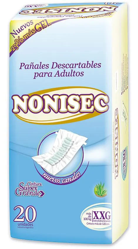 Pañales Nonisec Clasicos Unisex M