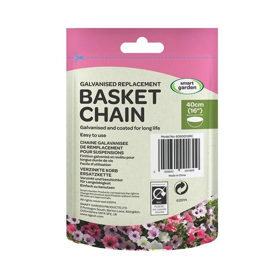 Hanging basket 3 way chain
