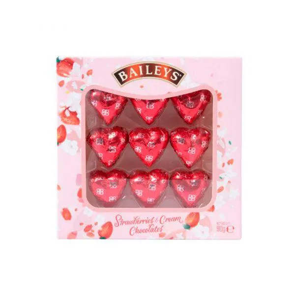 BAILEYS STRAWBERRY & CREAM 90g SYDÄMET