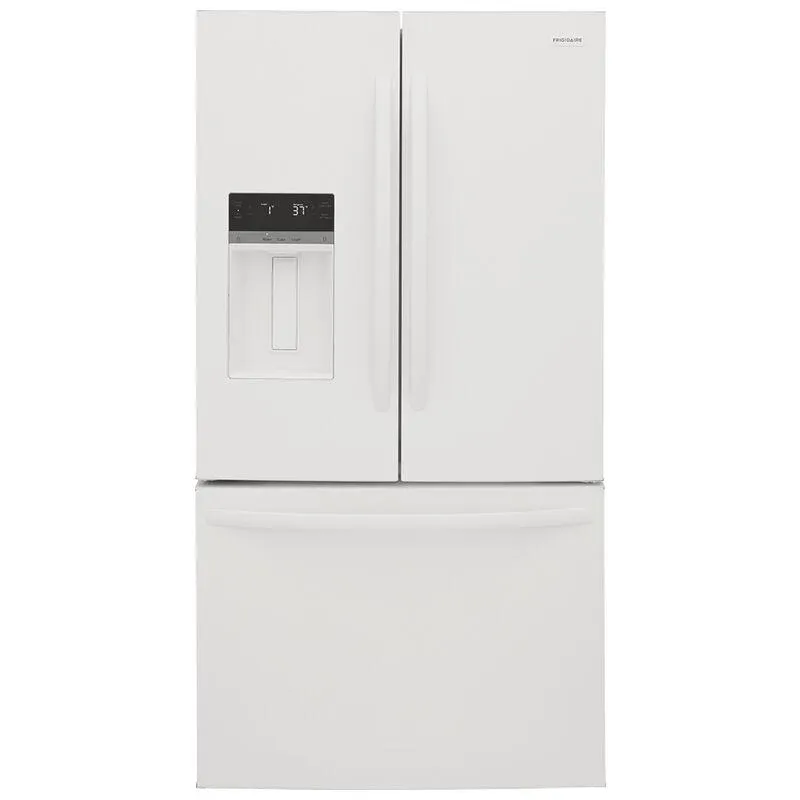 Frigidaire 36 in. 27.8 cu. ft. French Door Refrigerator with Ice & Water Dispenser - White