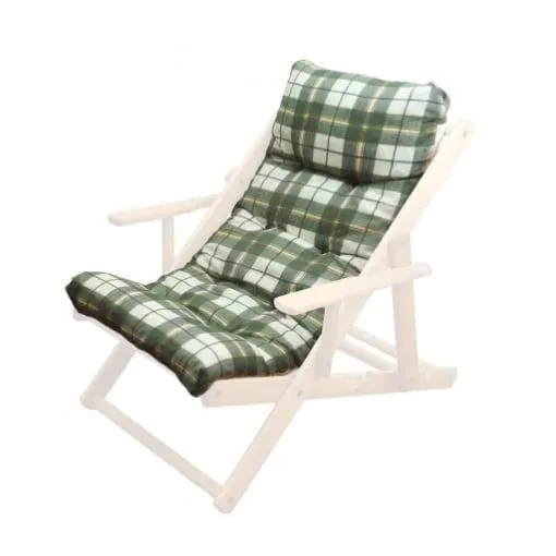 CUSCINO IMBOTTITO VERDE PER RICAMBIO POLTRONA RELAX COMODONA IN LEGNO