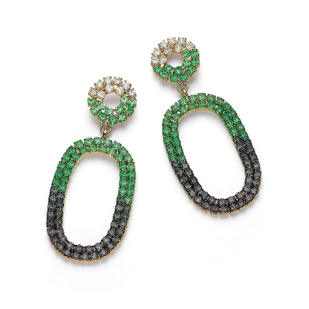 In the Lime-Light Crystal Earrings
