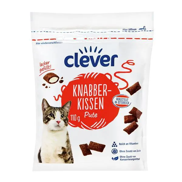 Clever Knabberkissen