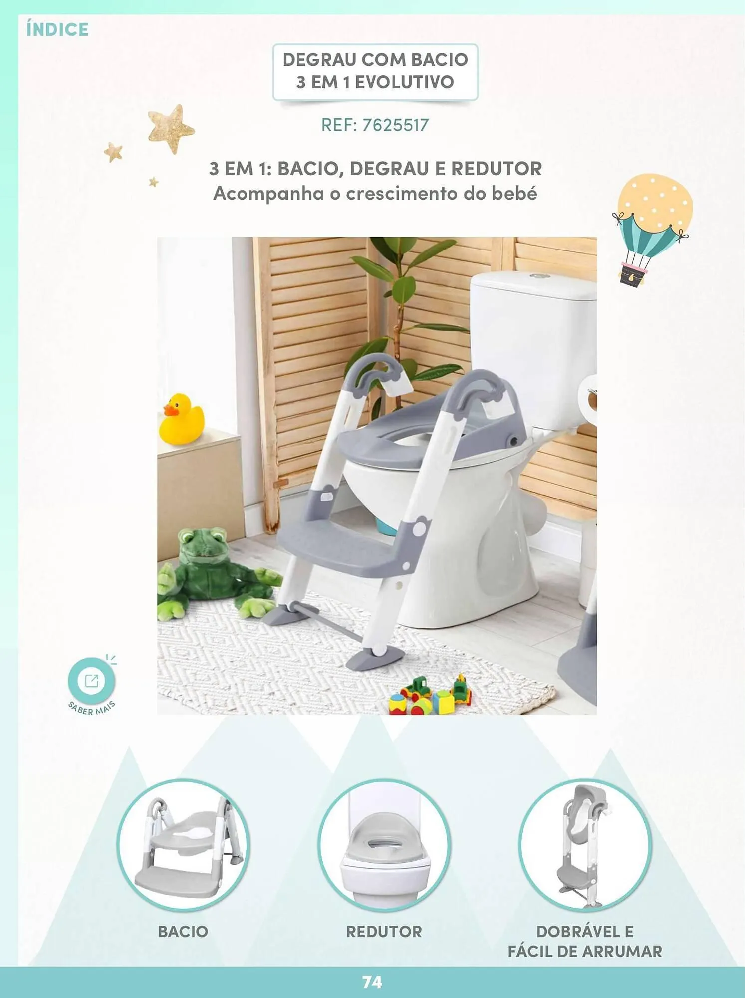 Folheto Catálogo Continente - Puericultura de 17 de janeiro até 31 de dezembro 2023 - Pagina 74