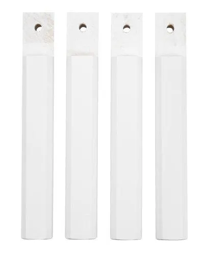 Sängynjalat L4,3xP3,5xK23cm valkoinen 4kpl/pkt