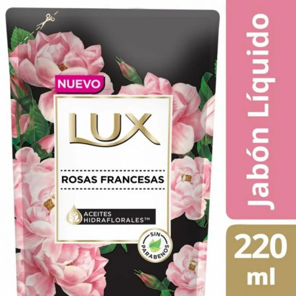 JABON LIQUIDO LUX ROSA FRANCESA D/P 220ml