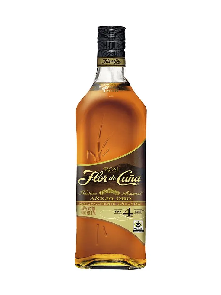 RON FLOR DE CAÑA 04 AÑOS 1.75 LITRO