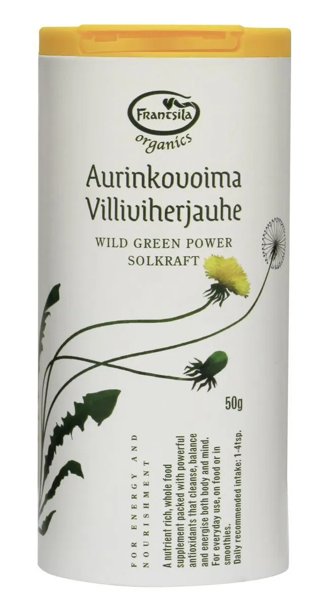 Aurinkovoima-viherjauhe, 50 g