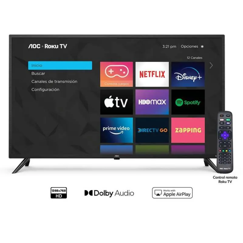 LED 32" HD ROKU TV 32S5195