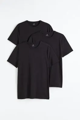 3-pack Slim Fit T-shirts