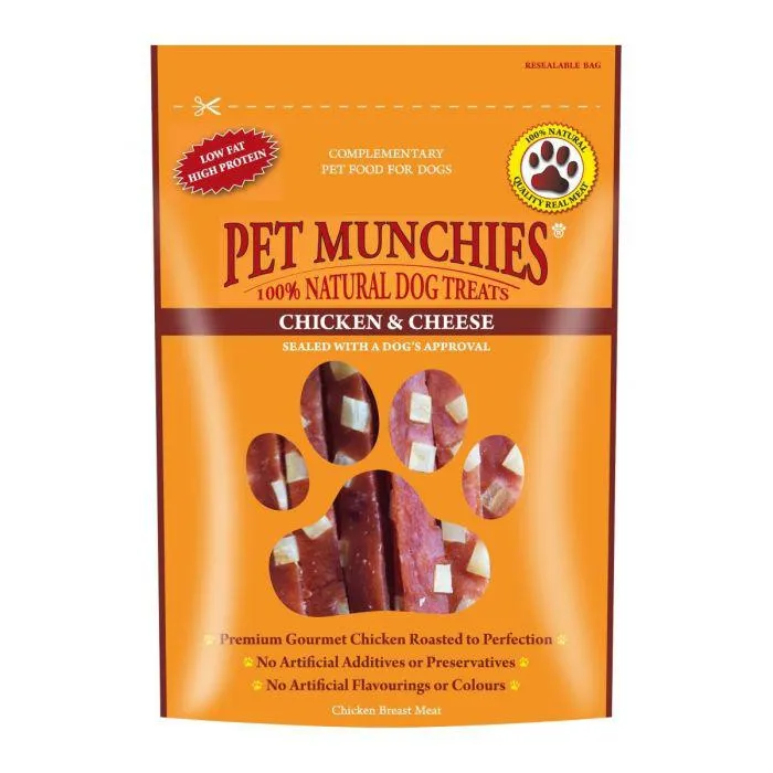 Pet Munchies Chicken & Cheese 100G