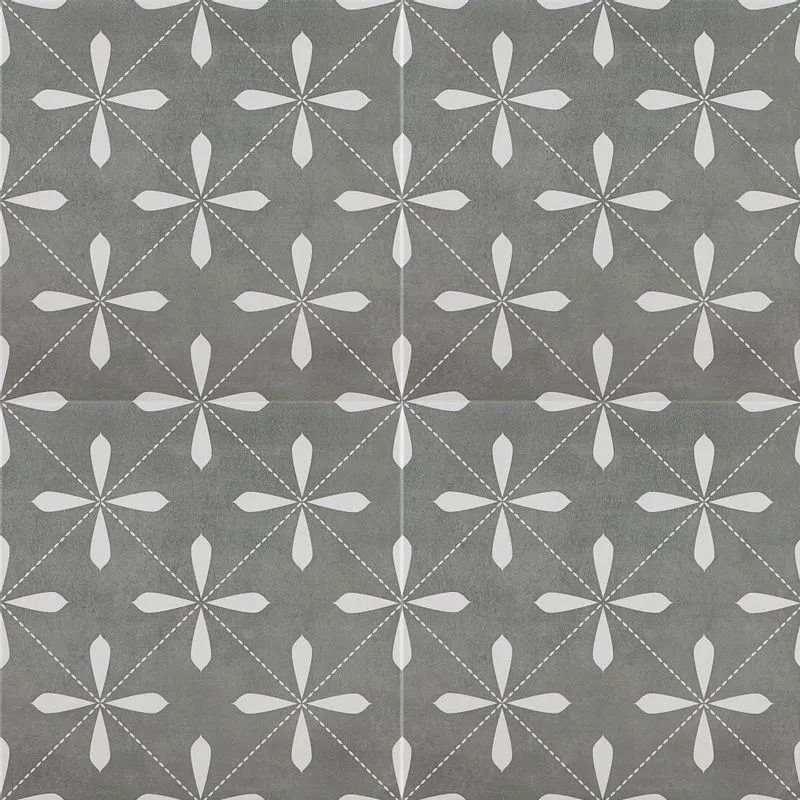 Porcelanato Waterloo Coal Mate 45x45 cm