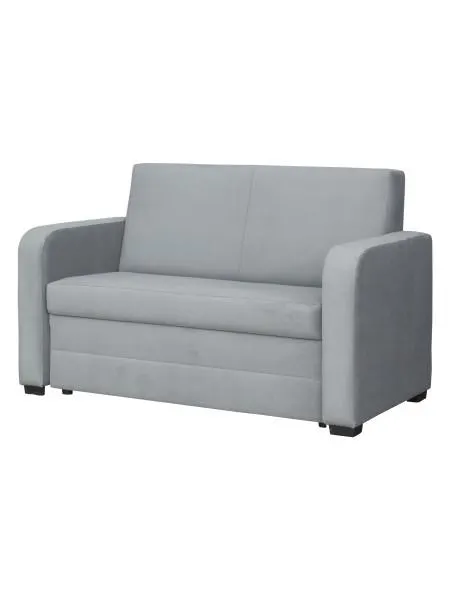 Sofa 2-osobowa Alka (plusz szary)
