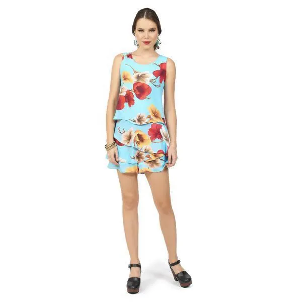 021246 Conjunto Con Estampado Floral