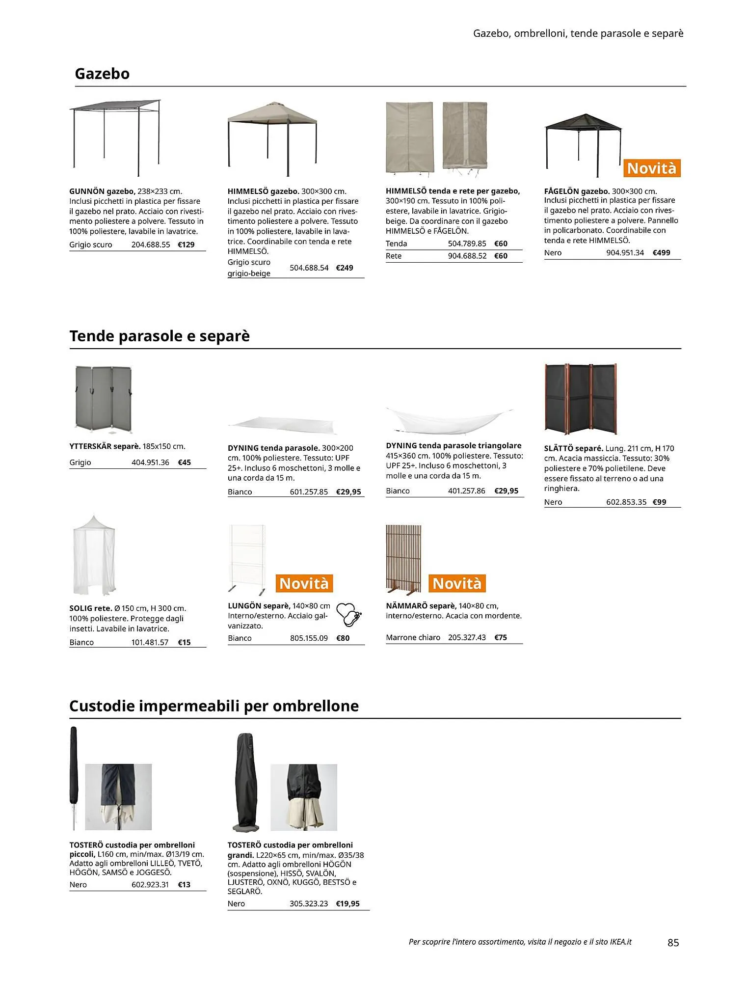 Volantino IKEA da 10 marzo a 30 settembre di 2023 - Pagina del volantino 85
