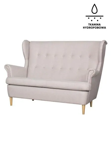 Sofa 2-osobowa Werina (elegantis beż)