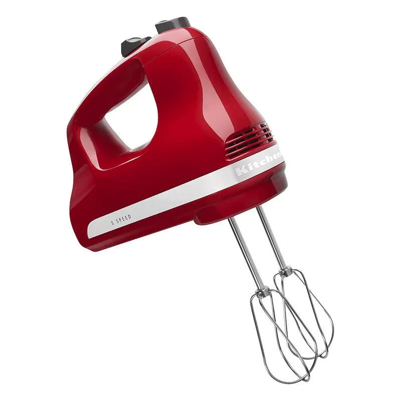 KitchenAid Ultra 5-Speed Ultra Power Electric Hand Mixer - Empire Red