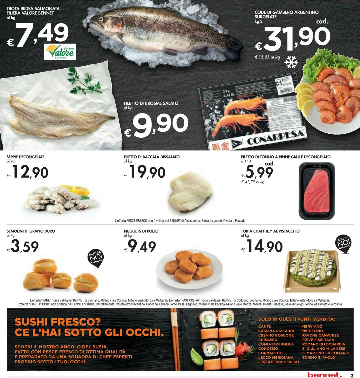 bennet Volantino attuale da 27 dicembre a 8 gennaio di 2024 - Pagina del volantino 3