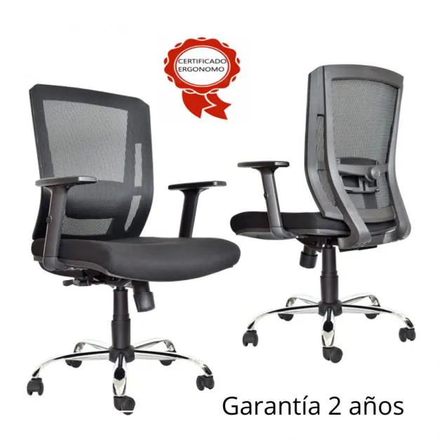 Silla Smart Ergonómica Cromada