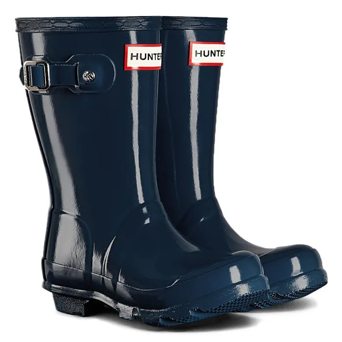 Hunter Big Kids Original Gloss Wellington Boots