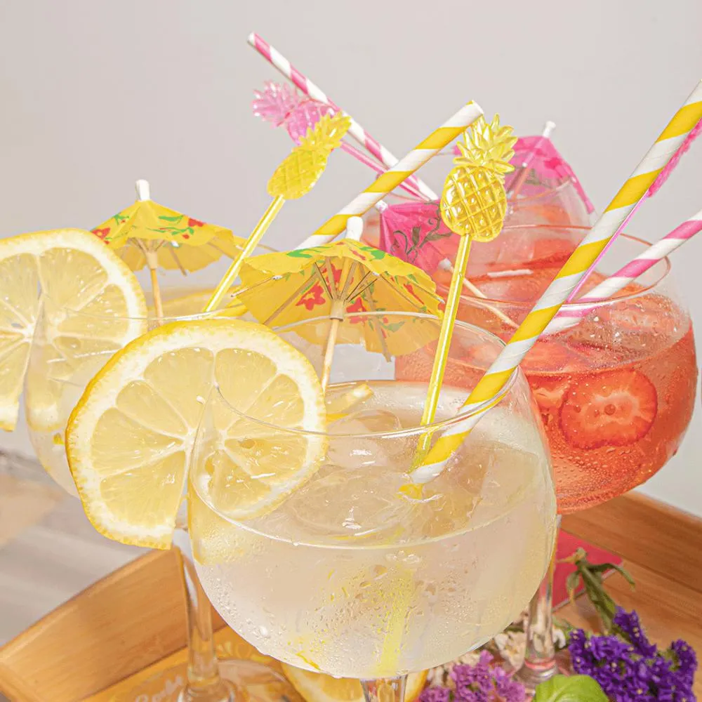 Kit Cocktail 10 Peças Amarelo