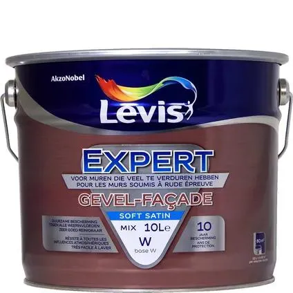 Peinture Peinture Levis Expert Façade mix base W soft satin 10L