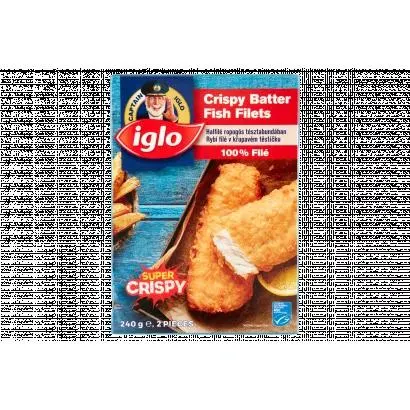 Iglo Quick-Frozen Fish Fillet in Crunchy Coats 2 pcs 240 g