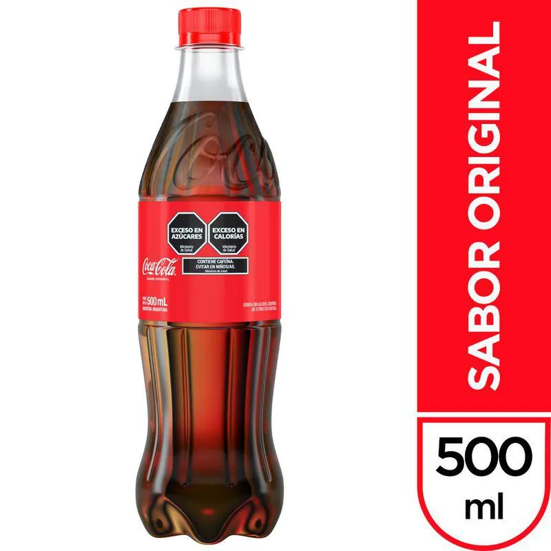 Gaseosa Coca-Cola sabor original 500 Ml.