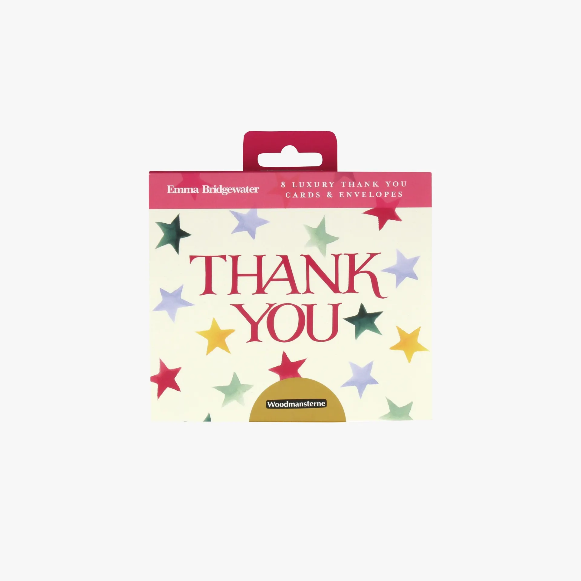 Polka Star Pack Of 8 Thank You Cards