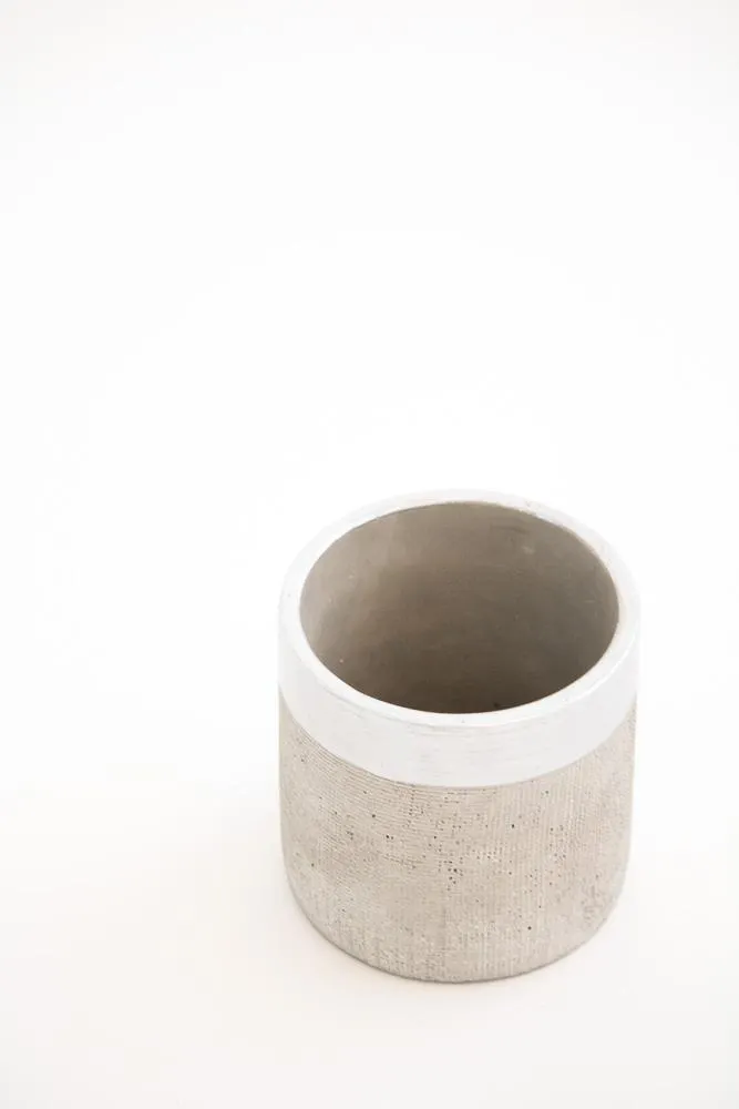 Maceta Vadodara Plateada