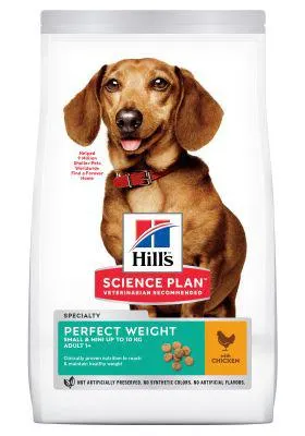 Hill's Science Plan Adult Perfect Weight Small & Mini hondenvoer kip 6kg