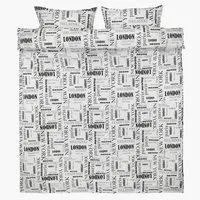 Komplet pościeli VIRA 140x200 czarny