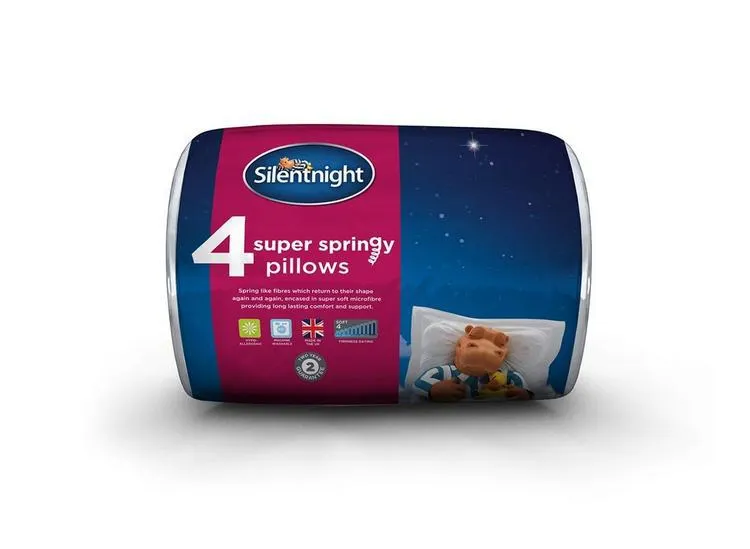 Silentnight Super Springy Pillow 4 Pack