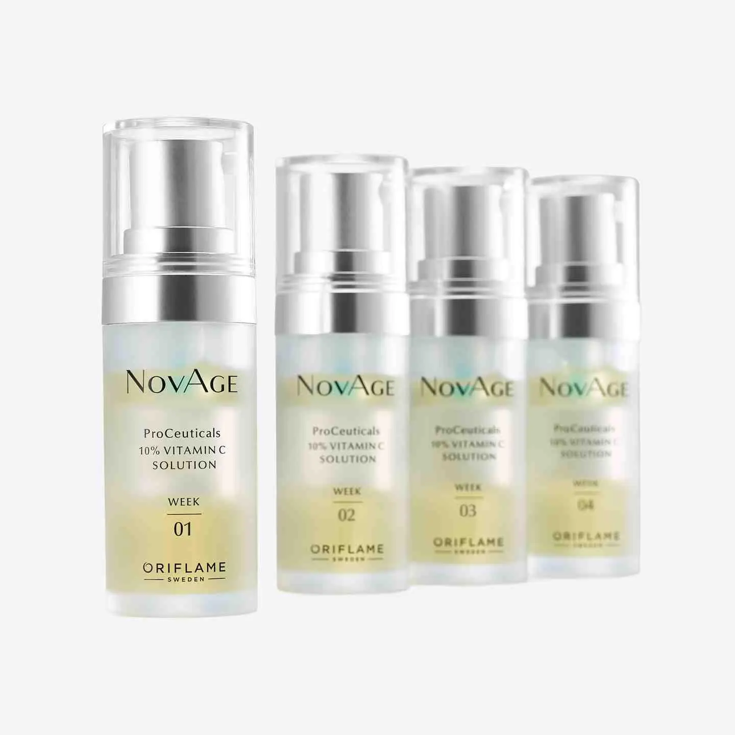 Set con 4 Soluciones de Vitamina C al 10% NovAge ProCeuticals