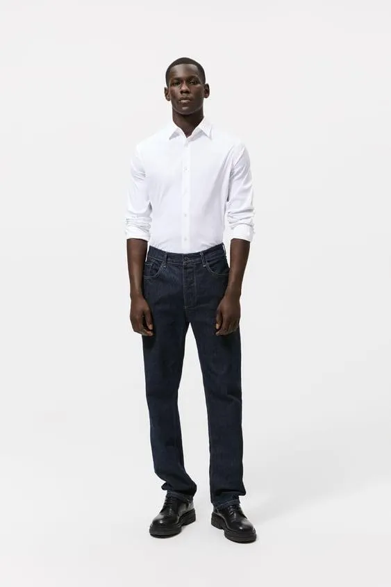 CAMISA POPELÍN ELÁSTICO