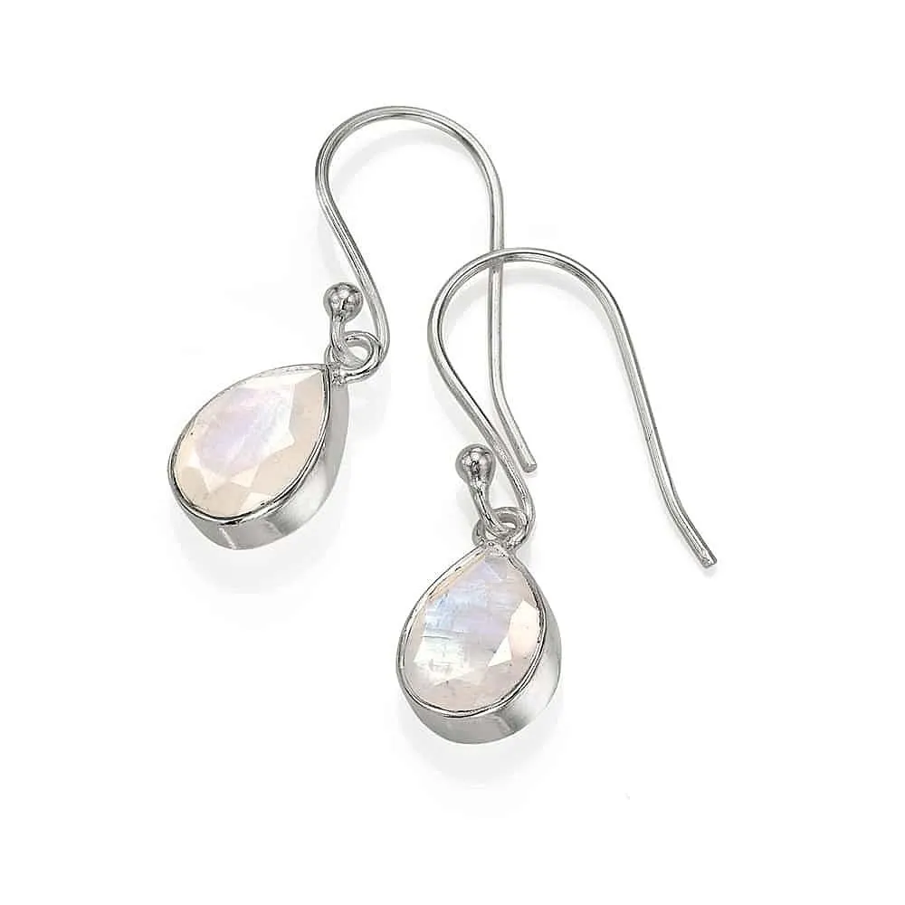 Lunar Gaze Moonstone Earrings