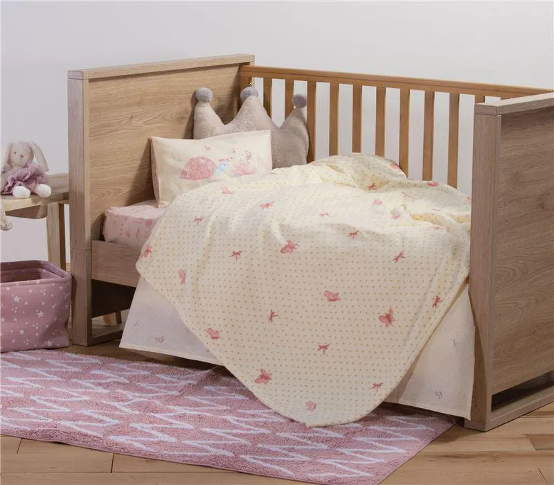 ΒΡΕΦΙΚΗ ΚΟΥΒΕΡΤΑ FLEECE ΑΓΚΑΛΙΑΣ WATER LILLY 75X110