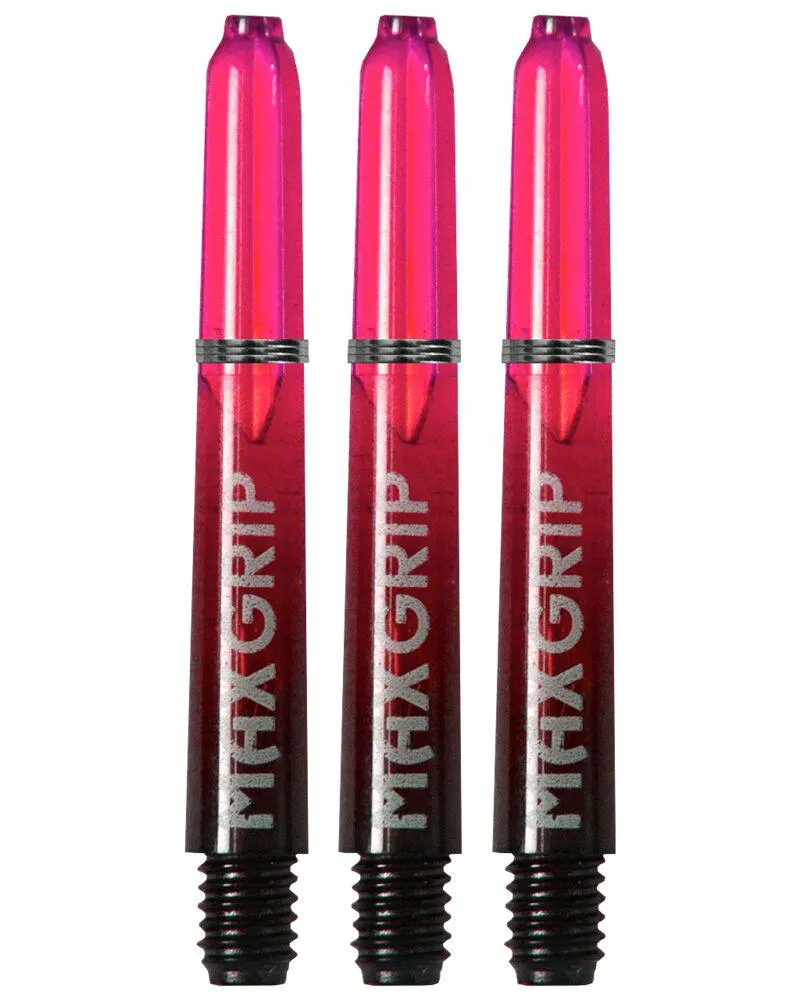 XQMAX Dartskaft nylon - Sort/rød 35 mm 3-pak