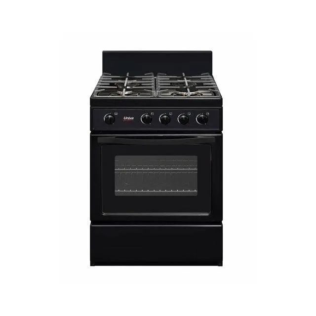UNIVA 4 BURNER COMPACT FULL GAS STOVE AND OVEN