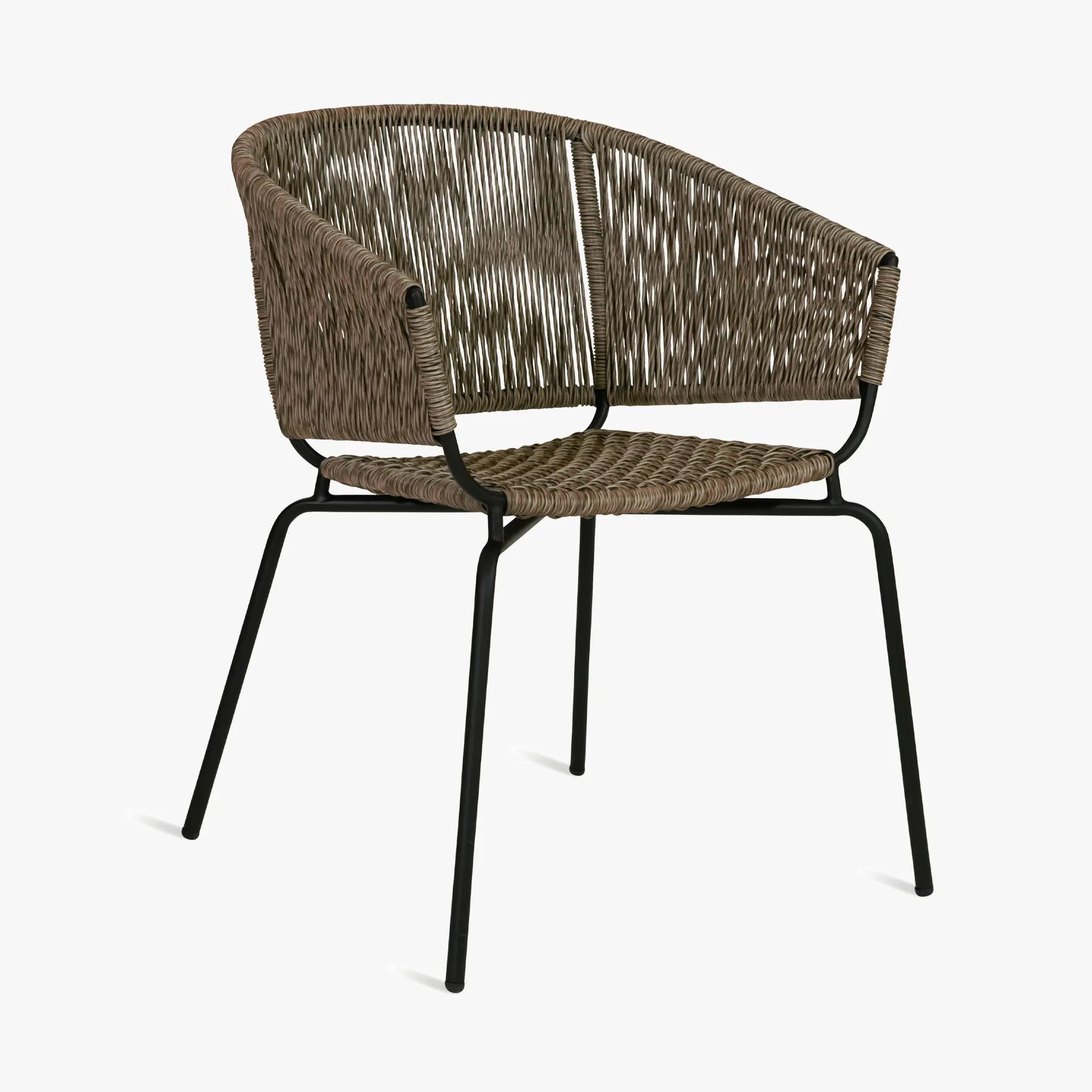 SHELL Gartenstuhl mit Armlehnen