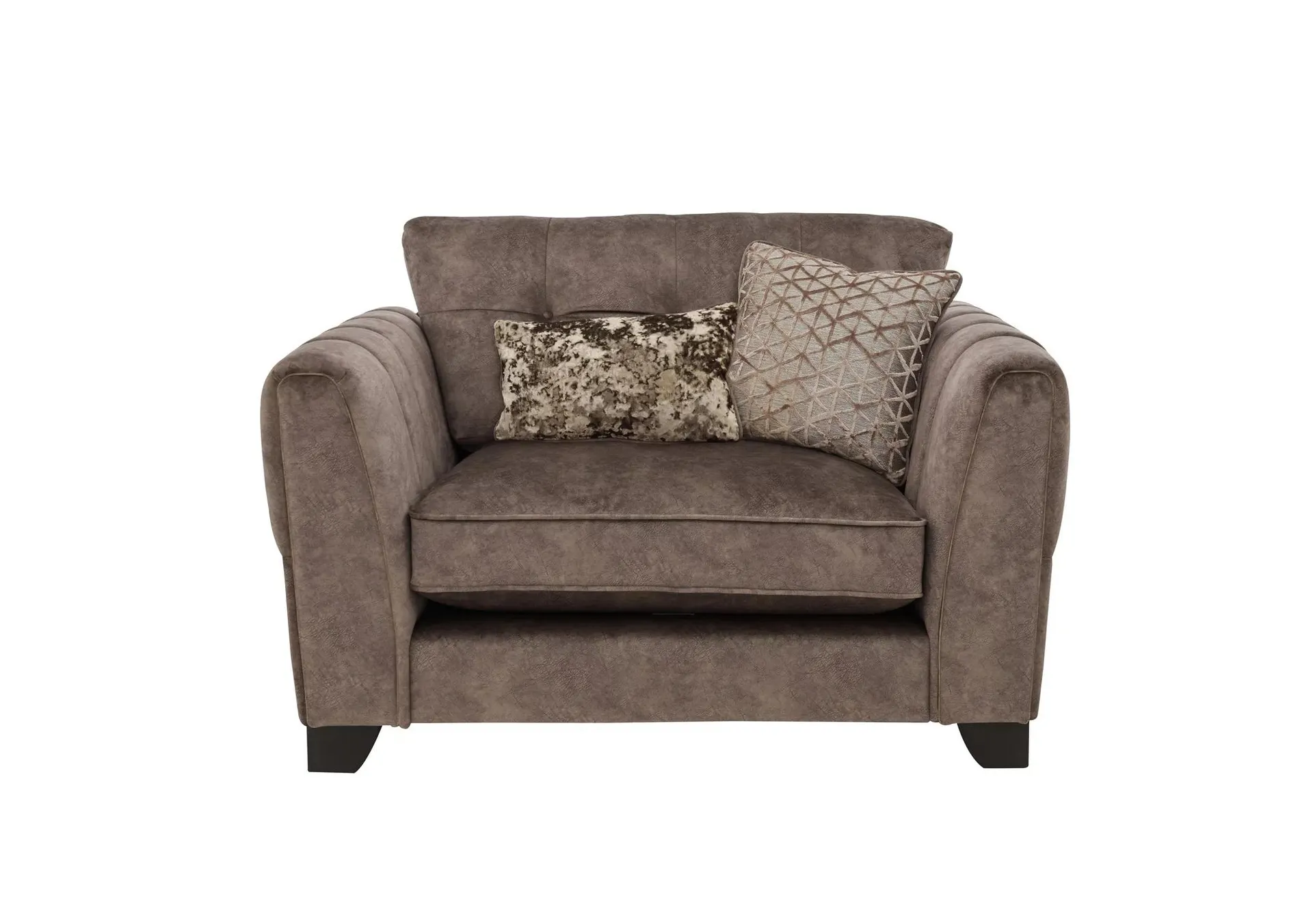 Ariana Classic Back Fabric Snuggler Chair