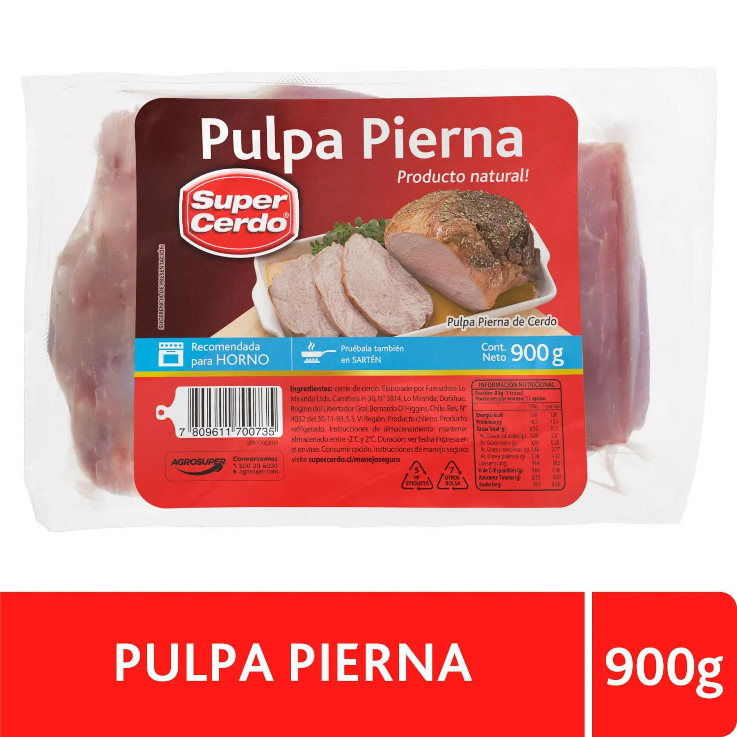 Pulpa 900 g